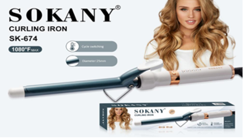 Comprar Rizador Profesional Sokany en Electroshopy - Ángulo 2